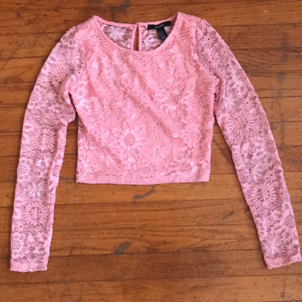 Pink crop top!
